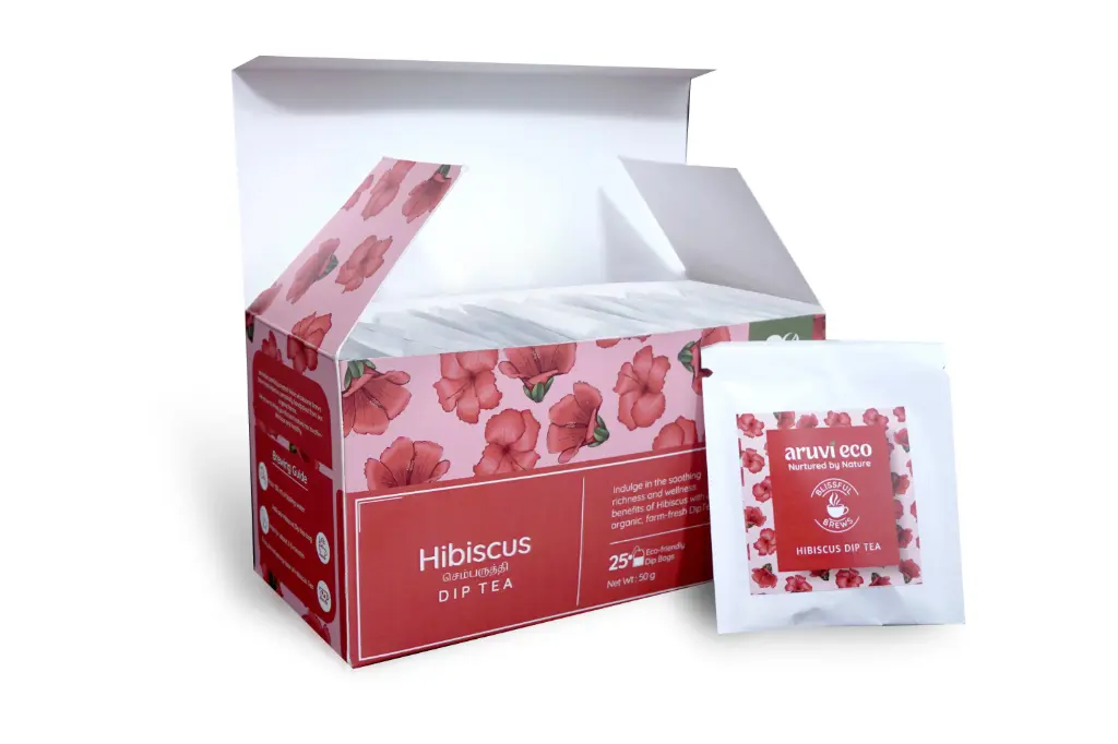 [HBDT-01] Hibiscus Dip Tea Pack of 25