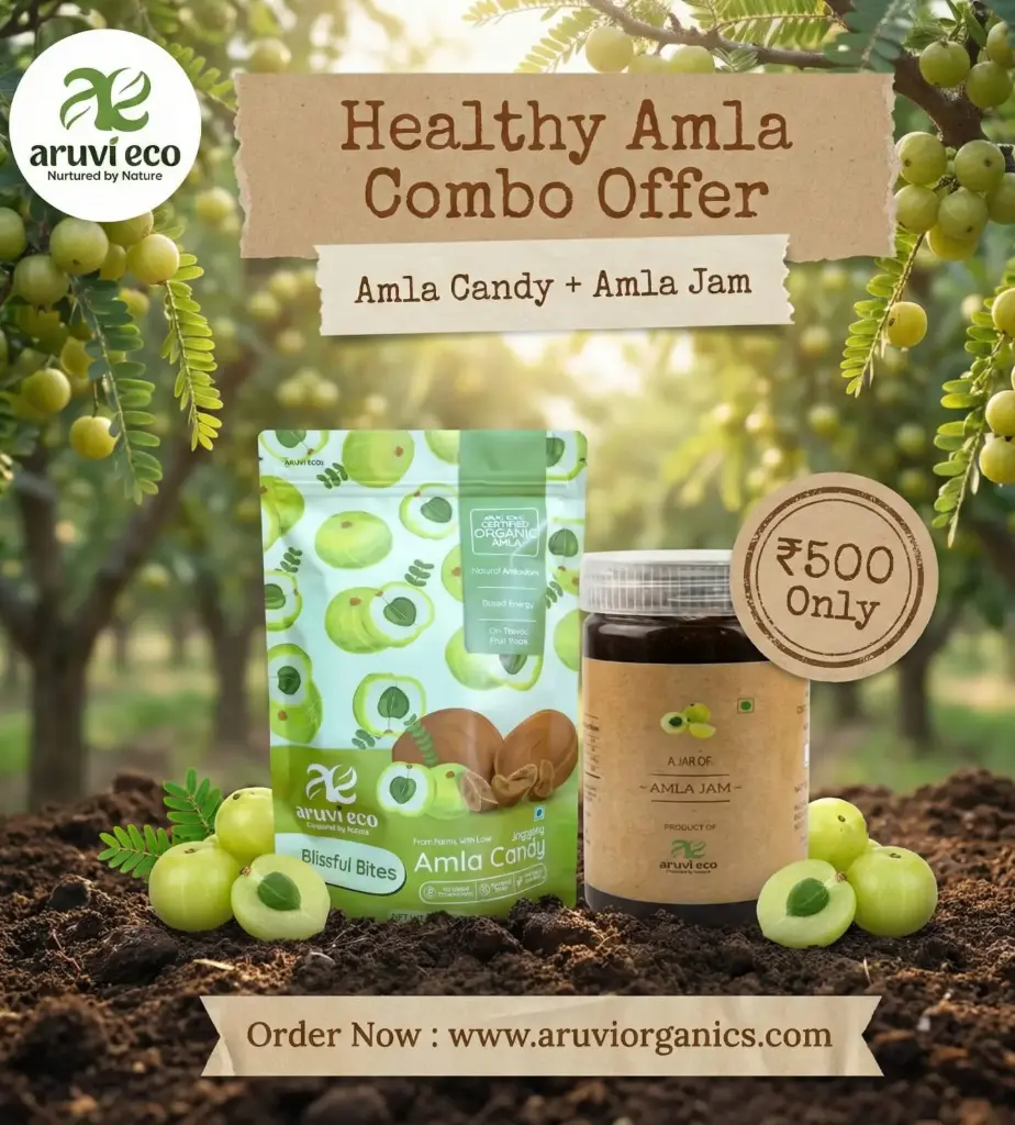Healthy Amla Combo (Candy 250g + Jam 300g)